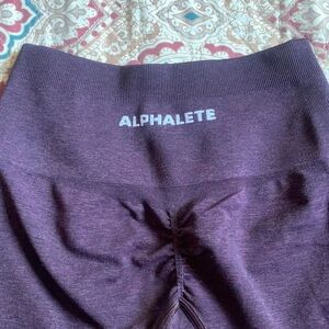 Alphalete legging purple xs, never worn